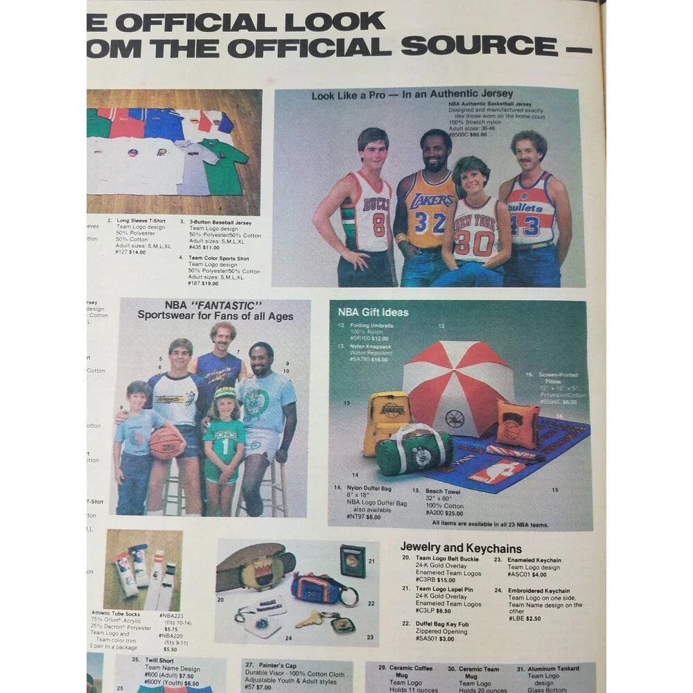 VTG 1984 NBA Today Newspaper Magazine Basketball NEW JERSEY NETS 80s RARE